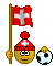 05 Flaggenkunterbunt 004 Smiley – Fussball